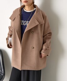 ウールライクスタンドジャケット