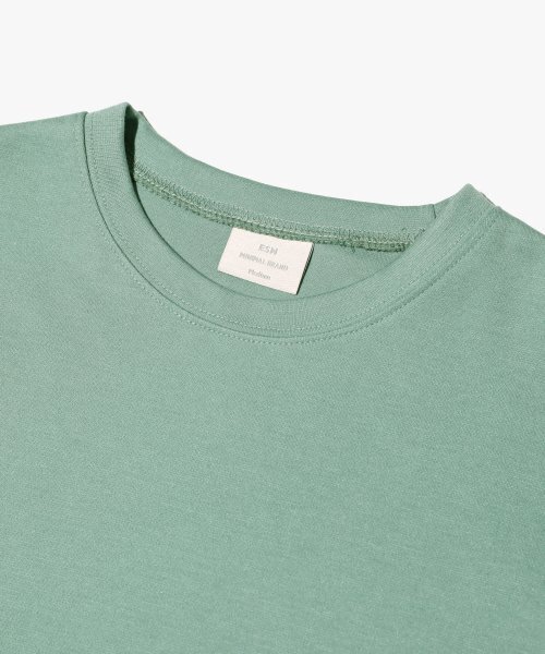 ESN（イーエスエヌ）の「ピュアヘビー半袖Tシャツディグリーン（Tシャツ/カットソー・メンズ・その他・LARGE/MEDIUM/X-LARGE）」の2枚目の写真