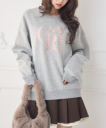 ems excite | ロゴ刺繍BIGトレーナー(スウェット)