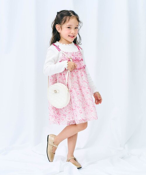 apres les cours(アプレレクール)の「リボンビジューキルティングポシェット(ショルダーバッグ・キッズ・アイボリー・FREE)」の5枚目の写真