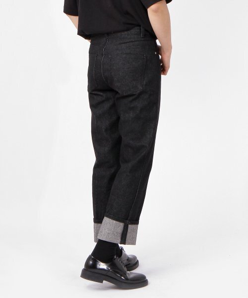 THESTORI（ザ・ストリ）の「レギュラーロールアップデニムパンツ（ブラック）（デニムパンツ・メンズ・その他・1）」の4枚目の写真