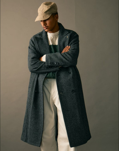 souple wool ダブルフェイスミドルコート（ピーコート）｜SLOBE IENA