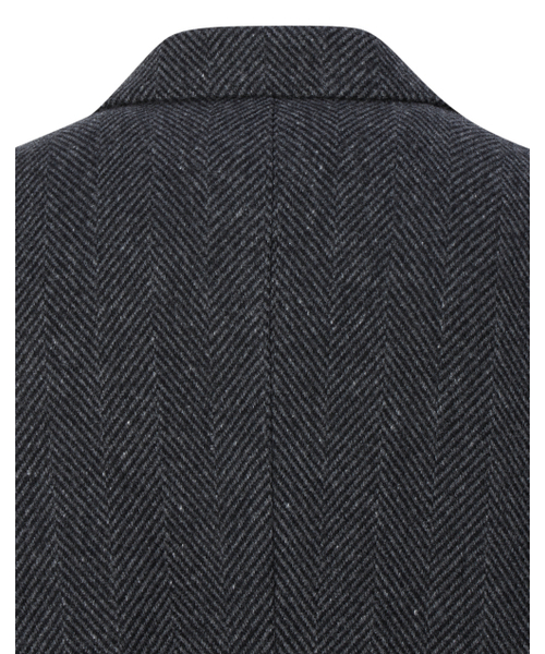 HAZZYS（ ヘジス）の「[HIS]チャコールヘリンボーンダブルブレストコート（チェスターコート・メンズ・その他・SMALL/MEDIUM/LARGE）」の8枚目の写真