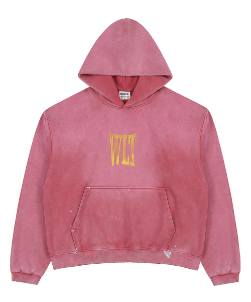 WELOVETEE（ウィラブティー）の「WLT HOODIE vintage red（パーカー・メンズ・その他・1/2/3）」の2枚目の写真