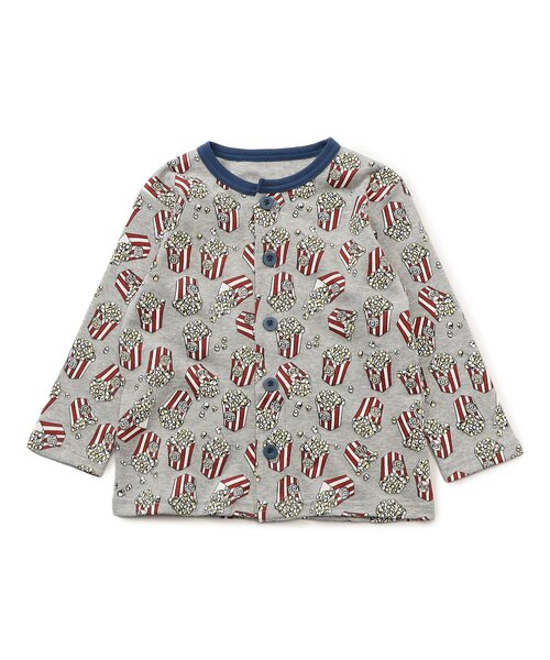 Ampersand（アンパサンド）の「【リンク】ポップコーン柄パジャマ（ルームウェア/パジャマ・キッズ・レッド/グレー・140/130/120/110/100/90/80）」の3枚目の写真