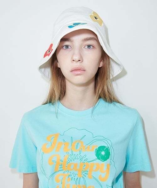 MIMICAWE（ミミカウィ）の「OUR HAPPY TIME Tシャツ/スカイブルー（Tシャツ/カットソー・レディース・その他・FREE）」の3枚目の写真