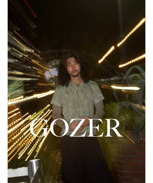 GOZER(ゴーザー)の「CAMO COLLAR HALF T-SHIRT_LIGHT(Tシャツ/カットソー・メンズ・グリーン系カモフラージュ・MEDIUM/LARGE/X-LARGE)」の2枚目の写真