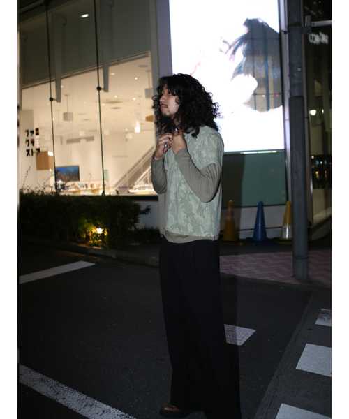 GOZER(ゴーザー)の「CAMO COLLAR HALF T-SHIRT_LIGHT(Tシャツ/カットソー・メンズ・グリーン系カモフラージュ・MEDIUM/LARGE/X-LARGE)」の3枚目の写真