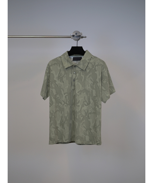 GOZER(ゴーザー)の「CAMO COLLAR HALF T-SHIRT_LIGHT(Tシャツ/カットソー・メンズ・グリーン系カモフラージュ・MEDIUM/LARGE/X-LARGE)」の6枚目の写真