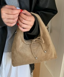 mebole（メボレ）の「スエードボウハンドバッグ（ハンドバッグ）」