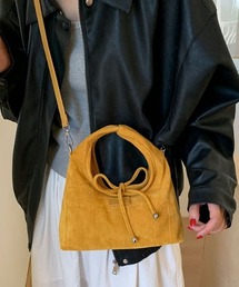 mebole（メボレ）の「スエードボウハンドバッグ（ハンドバッグ）」