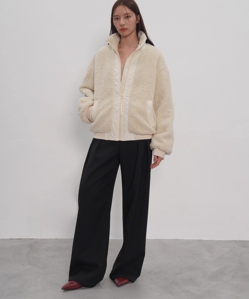 EIGHTHMONTH（エイスマンス）の「サイドプリーツワイドパンツ EM25a160【EIGHTHMONTH】（その他パンツ・レディース・ブラック・L/M/S）」の18枚目の写真