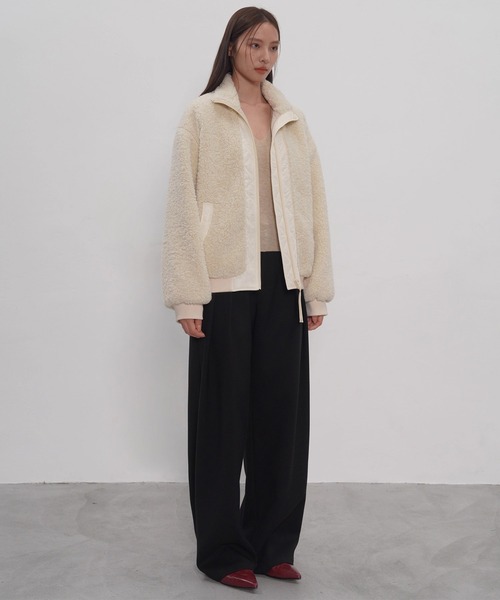 EIGHTHMONTH（エイスマンス）の「サイドプリーツワイドパンツ EM25a160【EIGHTHMONTH】（その他パンツ・レディース・ブラック・L/M/S）」の19枚目の写真