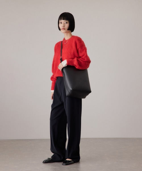 ADAM ET ROPE'（アダムエロペ）の「タックバレエシューズ（バレエシューズ・レディース・ベージュ/ブラック/ブラウン・23/23.5/24/24.5）」の4枚目の写真