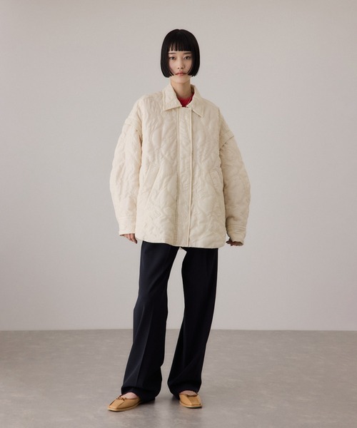 ADAM ET ROPE'（アダムエロペ）の「タックバレエシューズ（バレエシューズ・レディース・ベージュ/ブラック/ブラウン・23/23.5/24/24.5）」の6枚目の写真