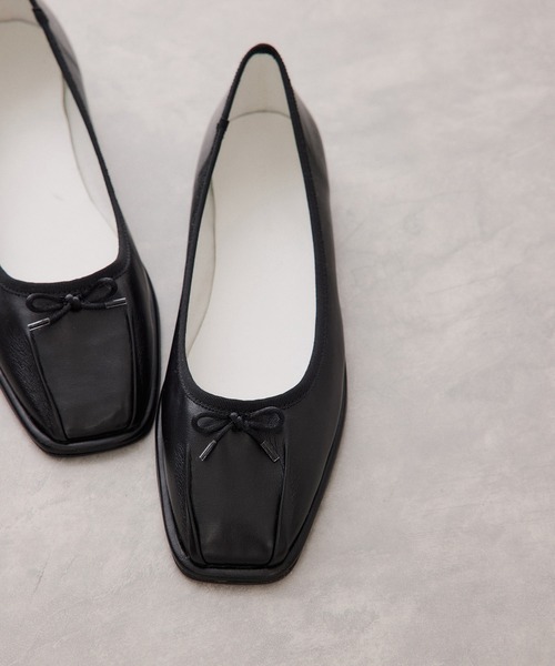 ADAM ET ROPE'（アダムエロペ）の「タックバレエシューズ（バレエシューズ・レディース・ベージュ/ブラック/ブラウン・23/23.5/24/24.5）」の13枚目の写真