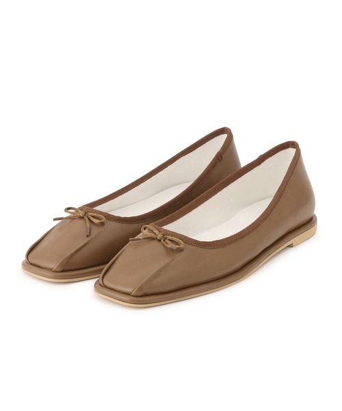 ADAM ET ROPE'（アダムエロペ）の「タックバレエシューズ（バレエシューズ・レディース・ベージュ/ブラック/ブラウン・23/23.5/24/24.5）」の14枚目の写真