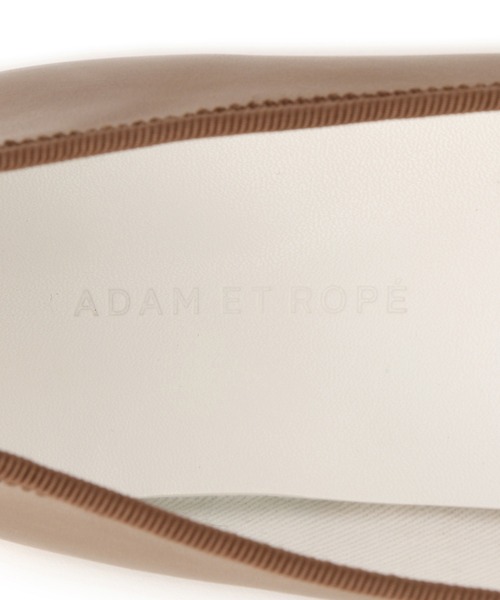 ADAM ET ROPE'（アダムエロペ）の「タックバレエシューズ（バレエシューズ・レディース・ベージュ/ブラック/ブラウン・23/23.5/24/24.5）」の19枚目の写真