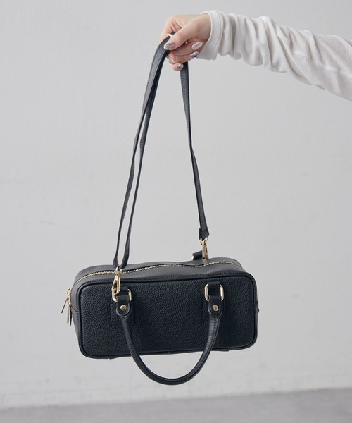 Lui's(ルイス)の「MILLELA FIRENZE / ボストンバッグ(トートバッグ・レディース・ブラック/モカ・FREE)」の7枚目の写真