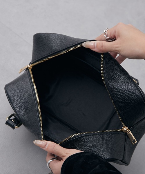 Lui's(ルイス)の「MILLELA FIRENZE / ボストンバッグ(トートバッグ・レディース・ブラック/モカ・FREE)」の8枚目の写真