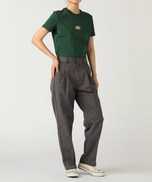 Dickies/ディッキーズ バレルレッグパンツ/センタープレス入りパンツ