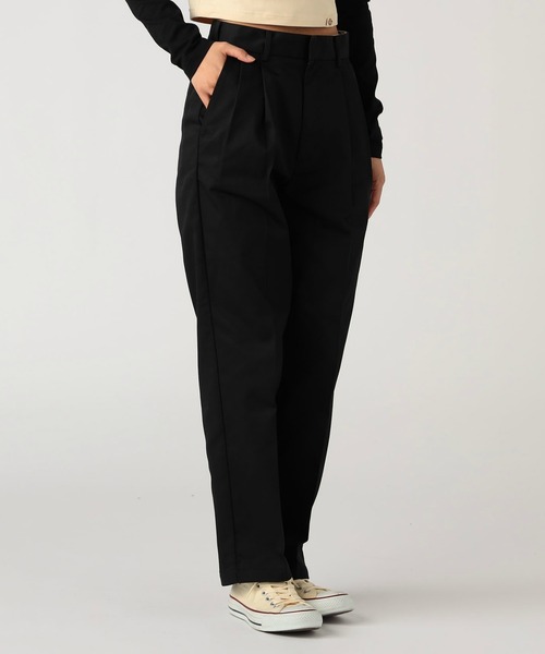 Dickies（ディッキーズ）の「Dickies/ディッキーズ バレルレッグパンツ/センタープレス入りパンツ（その他パンツ・レディース・グレー/カーキ/ブラック・MEDIUM/SMALL）」の7枚目の写真