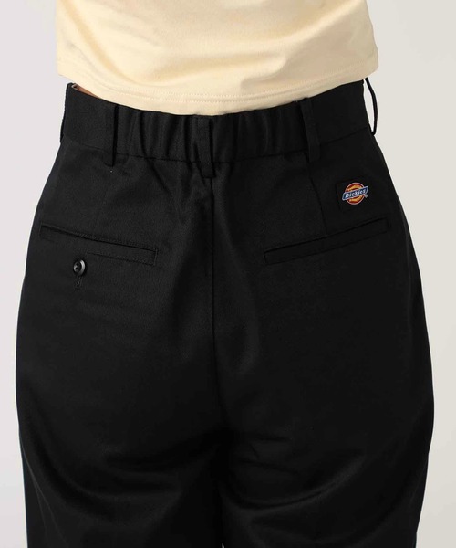 Dickies（ディッキーズ）の「Dickies/ディッキーズ バレルレッグパンツ/センタープレス入りパンツ（その他パンツ・レディース・グレー/カーキ/ブラック・MEDIUM/SMALL）」の10枚目の写真