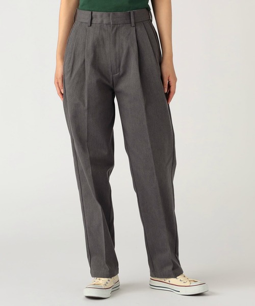 Dickies（ディッキーズ）の「Dickies/ディッキーズ バレルレッグパンツ/センタープレス入りパンツ（その他パンツ・レディース・グレー/カーキ/ブラック・MEDIUM/SMALL）」の15枚目の写真