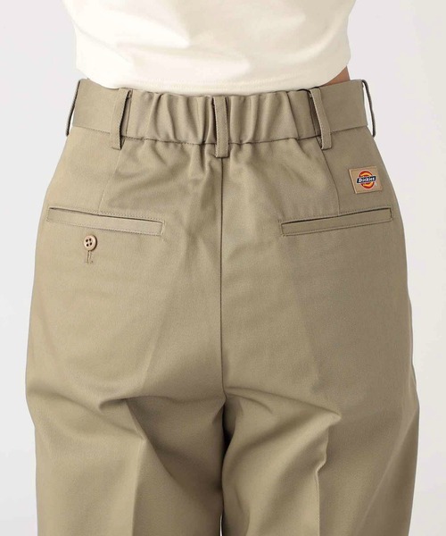 Dickies（ディッキーズ）の「Dickies/ディッキーズ バレルレッグパンツ/センタープレス入りパンツ（その他パンツ・レディース・グレー/カーキ/ブラック・MEDIUM/SMALL）」の20枚目の写真