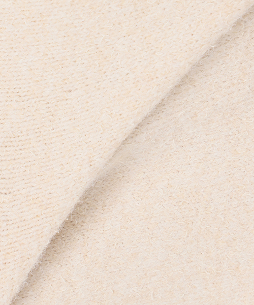 B.C STOCK（ベーセーストック）の「手洗い可 / ビアードミニフレアニットスカート（スカート・レディース・チャコールグレー/アイボリー・FREE）」の13枚目の写真