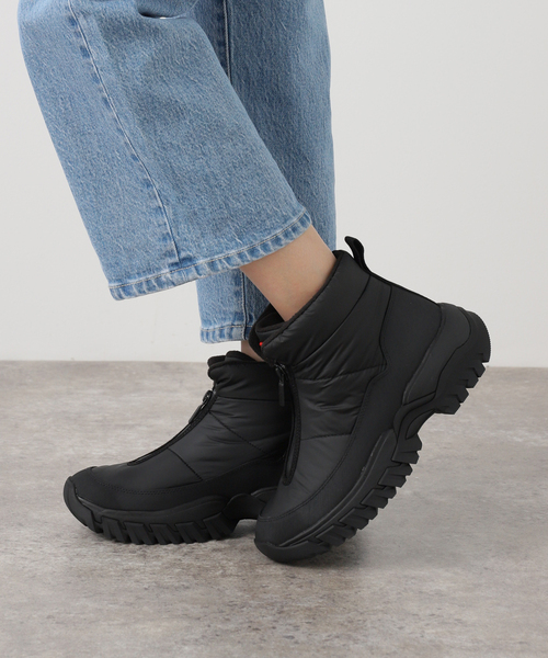 HUNTER(ハンター)の「HUNTER/ ハンター ANK ZIPSNOWBOOT(ブーツ・レディース・ブラック/アイボリー・24cm/25cm)」の14枚目の写真