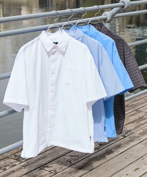 HECT】Box Silhouette Logo Drawstring S/S Shirt / ボックス