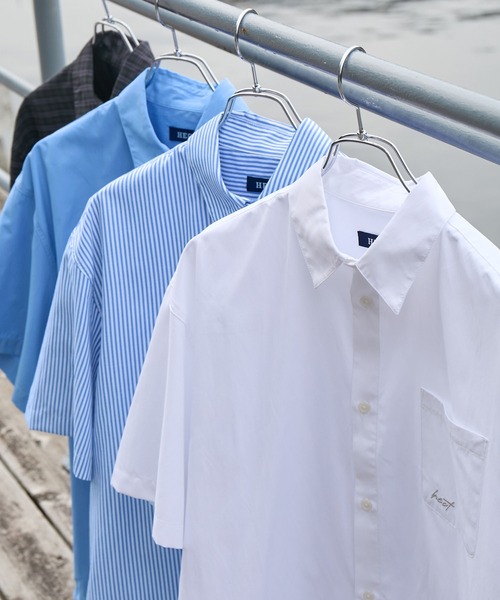 HECT】Box Silhouette Logo Drawstring S/S Shirt / ボックス