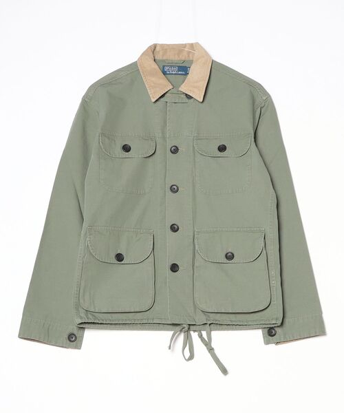 POLO RALPH LAUREN(ポロ ラルフ ローレン)の「コットン キャンバス オーバーシャツ(シャツ/ブラウス・メンズ・グリーン・S/M/L/XL/XS/XXL)」の7枚目の写真