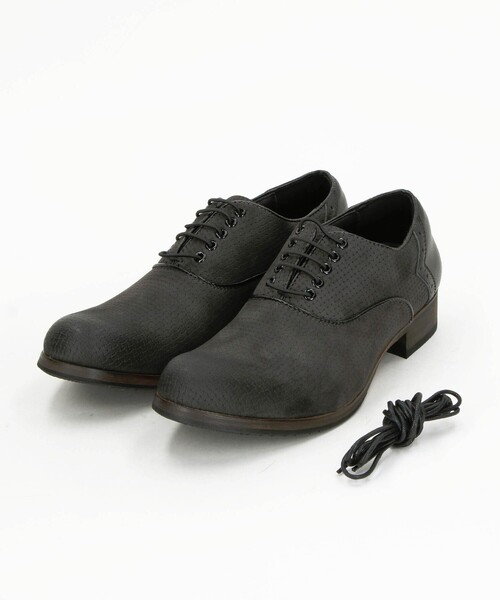 NICOLE CLUB FOR MEN（ニコルクラブフォーメン）の「バルモラル プレーントゥシューズ（その他シューズ・メンズ・ブラック/ライトグレー/チャコール・25.5cm/26.5cm/27.5cm）」の3枚目の写真