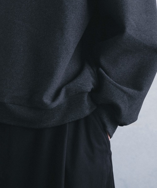 +phenix（プラスフェニックス）の「【WEB・直営店限定】+phenix(プラスフェニックス)HALF-ZIP TRACK TOP ハーフジップ トラック トップ（スウェット・メンズ・ダークグレー・M/L）」の11枚目の写真