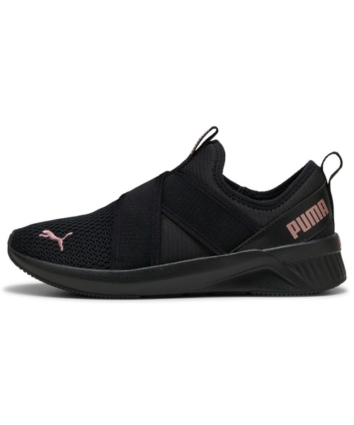 PUMA(プーマ)の「PUMA プーマ ウィメンズ ソフトライド ハルリー スリッポン ランニングシュ(スニーカー・レディース・ブラック系その他・24.0cm/24.5cm/23.0cm/23.5cm/26.0cm/25.0cm/25.5cm/22.5cm)」の1枚目の写真