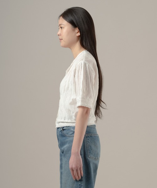 Levi's(リーバイス)の「Levi's/リーバイス BLUETAB(TM) BANDIT ブラウス(シャツ/ブラウス・レディース・ホワイト・M/S/XS)」の4枚目の写真