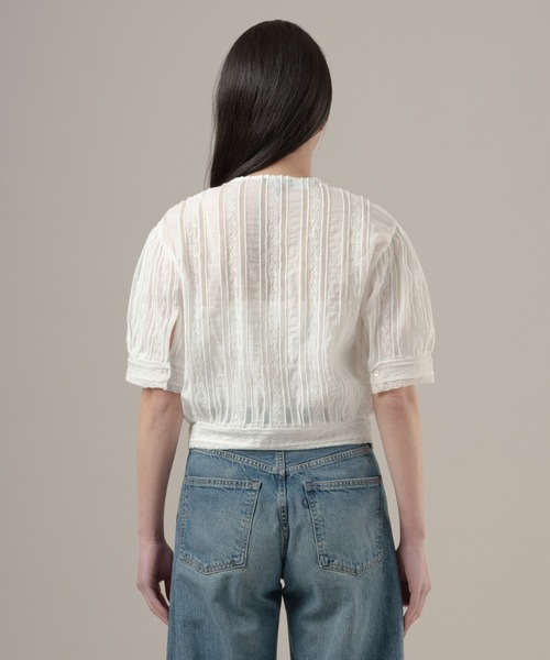 Levi's(リーバイス)の「Levi's/リーバイス BLUETAB(TM) BANDIT ブラウス(シャツ/ブラウス・レディース・ホワイト・M/S/XS)」の5枚目の写真
