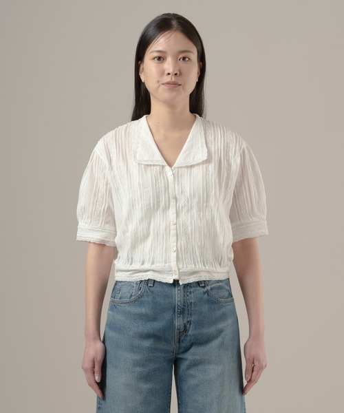 Levi's(リーバイス)の「Levi's/リーバイス BLUETAB(TM) BANDIT ブラウス(シャツ/ブラウス・レディース・ホワイト・M/S/XS)」の3枚目の写真