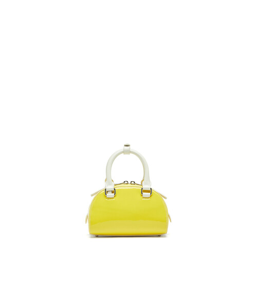 DIESEL(ディーゼル)の「ウィメンズ クロスボディバッグ 1DR DOME CROSSBODY(ショルダーバッグ・レディース・イエロー/ライトピンク・UNI)」の5枚目の写真