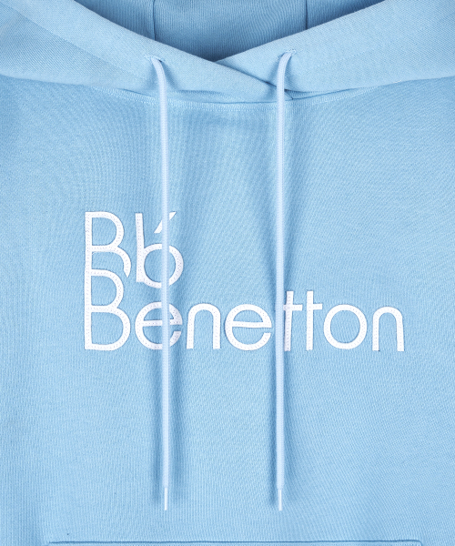 Bb' BENETTON(ビーフラットベネトン)の「ビビタイポフード (Sky Blue)(パーカー・レディース・その他・M/L)」の2枚目の写真