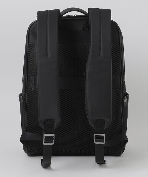 BLACK LABEL CRESTBRIDGE（ブラックレーベル・クレストブリッジ）の「ナイロンコンビカルゼシャドークレストブリッジチェックビジネスバックパック（バックパック/リュック・メンズ・ブラック/ネイビー・FREE）」の3枚目の写真