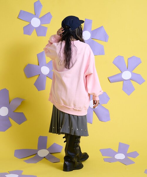 CIAOPANIC（チャオパニック）の「【Me＋Me/ミープラスミー】マルチウェイポケット付プリーツスカート（スカート・レディース・グレー/ブラック・ONE SIZE）」の10枚目の写真