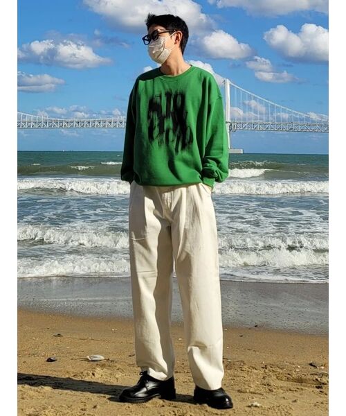 SLOWACID（スローアシッド）の「ブレリー ロゴ スウェットシャツ [グリーン]（スウェット・レディース・その他・M/L/XL/S）」の5枚目の写真