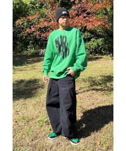 SLOWACID（スローアシッド）の「ブレリー ロゴ スウェットシャツ [グリーン]（スウェット・レディース・その他・M/L/XL/S）」の8枚目の写真