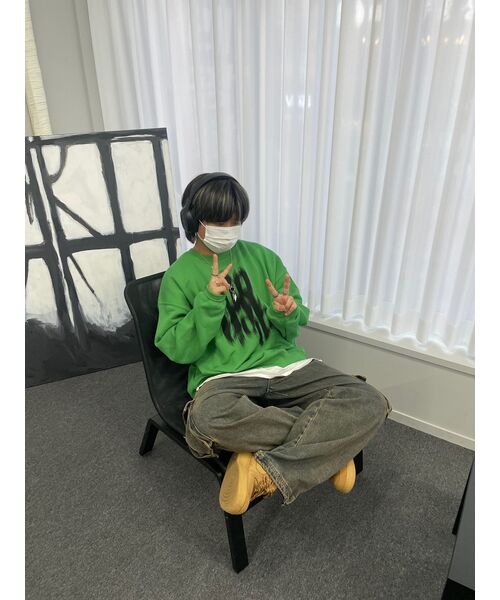 SLOWACID（スローアシッド）の「ブレリー ロゴ スウェットシャツ [グリーン]（スウェット・レディース・その他・M/L/XL/S）」の9枚目の写真