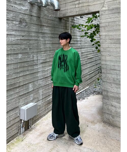 SLOWACID（スローアシッド）の「ブレリー ロゴ スウェットシャツ [グリーン]（スウェット・レディース・その他・M/L/XL/S）」の2枚目の写真