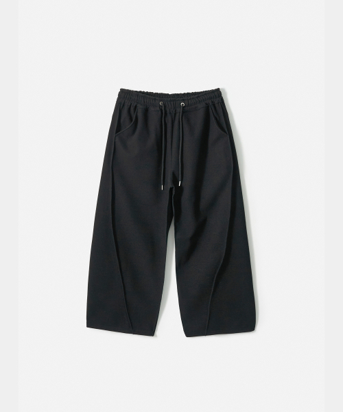 TRIP LE SENS（トリップ ル センス）の「[F/W]カットアウトソフトカーブバンディングパンツ_ブラック（スウェットパンツ・メンズ・ブラック・M/L）」の5枚目の写真