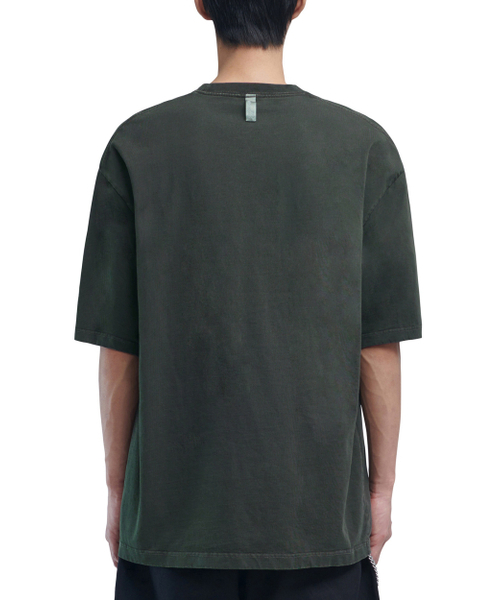 NOMANUAL(NOMANUAL)の「OVERDYED D.A.L T-SHIRT - DEEP KHAKI(Tシャツ/カットソー・メンズ・その他・S/M/L/XL)」の3枚目の写真